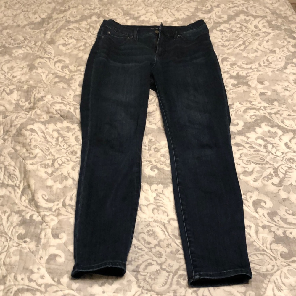 J. Crew 10’’ high-rise toothpick skinny jeans